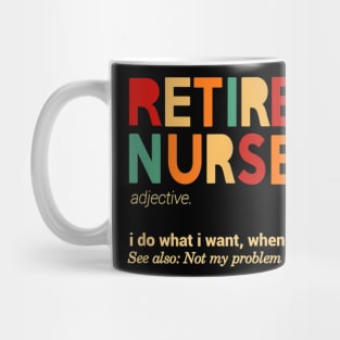 Retired Nurse 2020 Mug